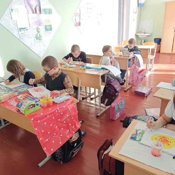 Урок рисования.
